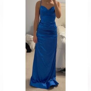 Elegant Blue Evening Dress